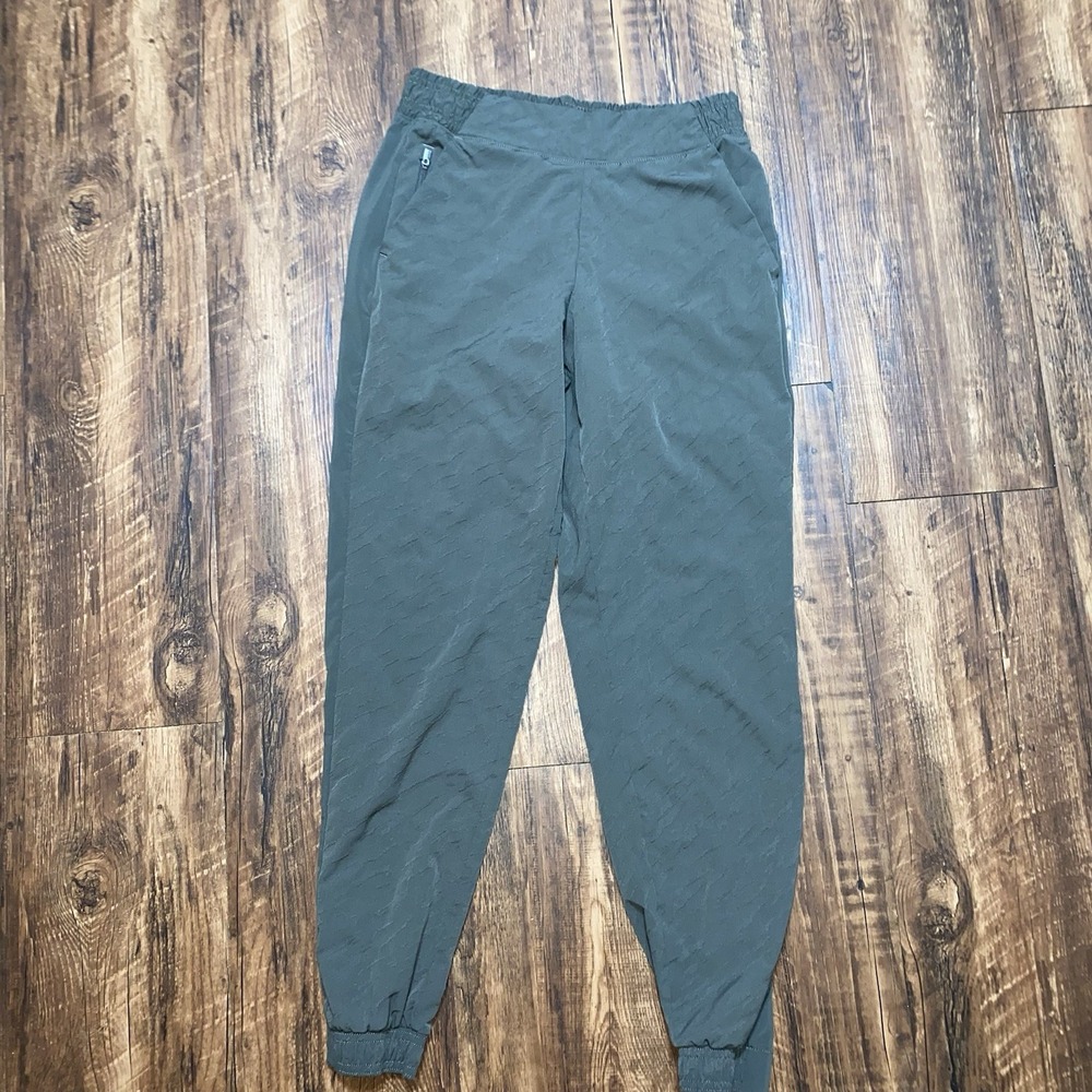 Athleta Womens Grey Brooklyn Textured Joggers Size 4 Athletic